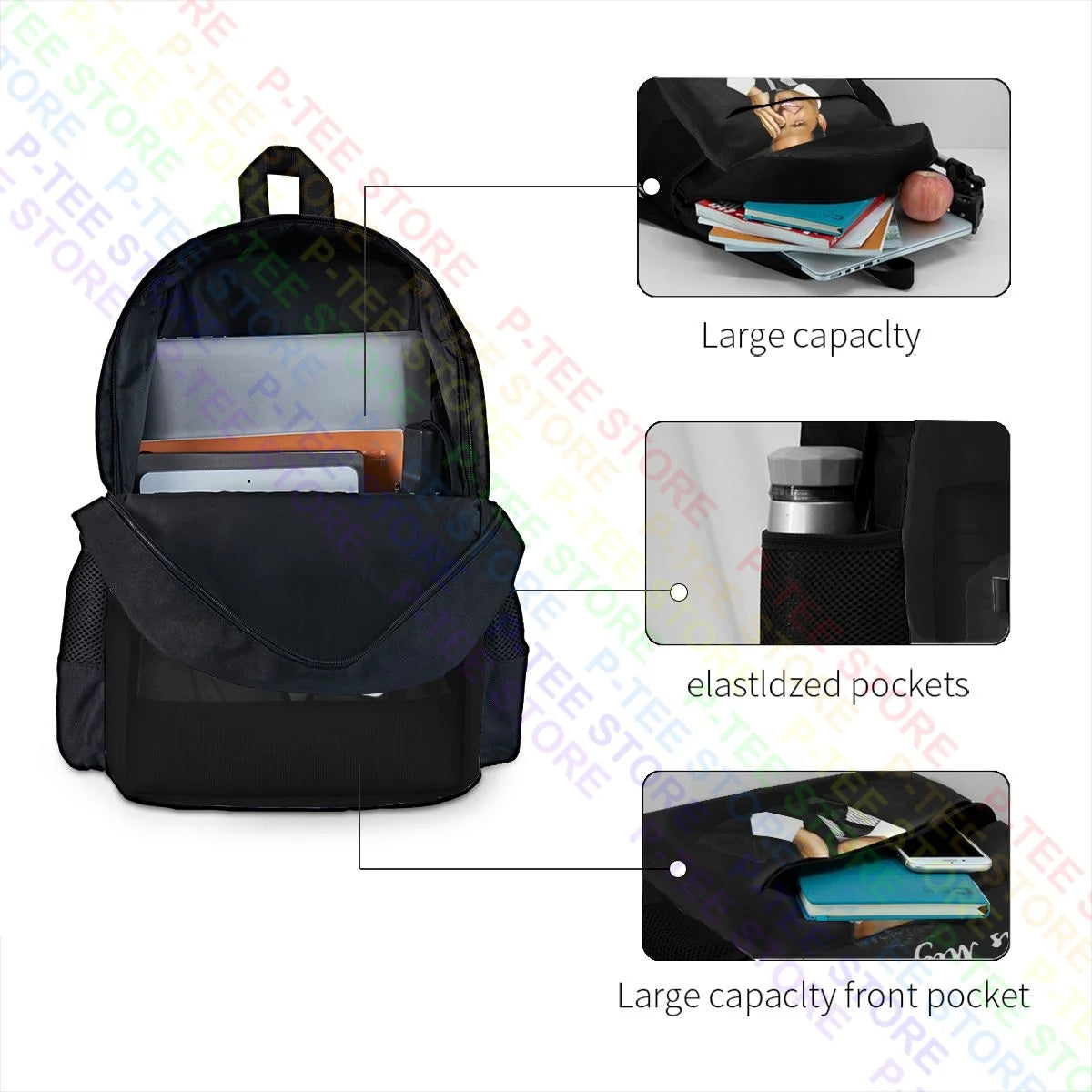 Luis Miguel Singer To Smile In Tour Large Capacity Backpack