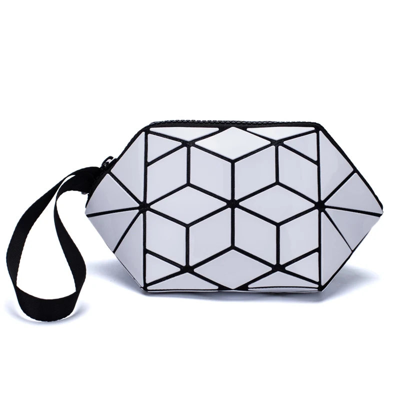Geometric Cosmetic Bags Makeup Organizer Toiletry Beauty