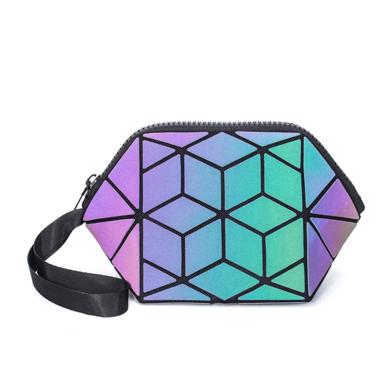 Geometric Cosmetic Bags Makeup Organizer Toiletry Beauty