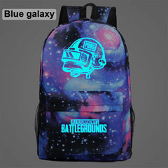 Luminous PUBG Helmets School Bag for Children