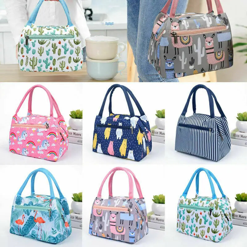Lunch Bag Cooler Tote Insulated Box Thermal Food Container Men Women Kids Travel