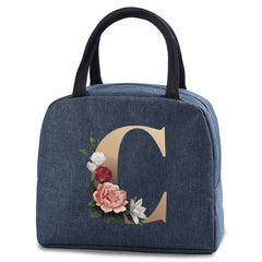 Insulated Cooler Bag Women's Work Lunch Box Organizer Child Food Thermal