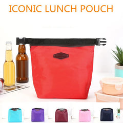 Portable Tote Cooler Bag Bento Pouch Lunch Container School Food Storage