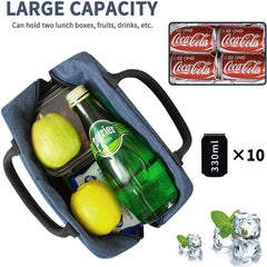 Insulated Lunch Bag Cooler Tote for Work Travel Storage