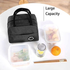 Women's Lunch Bag Tote Thermal Box for Picnics and Travel