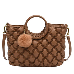 Luxuri Bag Women Handbag Vintage Embossing Clutch Round Top Handle