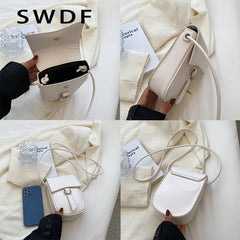 Mini Women Shoulder Bags Soft PU Leather Phone Crossbody Bag Ladies Purse