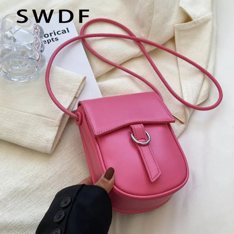 Mini Women Shoulder Bags Soft PU Leather Phone Crossbody Bag Ladies Purse