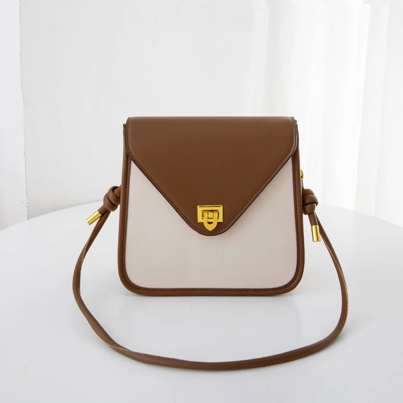 Soft Cowhide Shoulder Crossbody Bag Lady Tote Purse