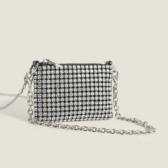 Diamonds Crossbody Bag Crystal Mesh Shoulder Bag