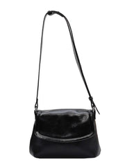 Soft Pu Leather Crossbody Bag Solid Shoulder Commuter