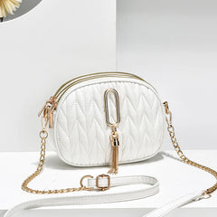 Evening Bag Women's Handbag Chain Tassel Female Tote Bags Crossbody PU Leather W