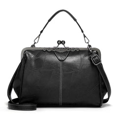Retro Style Large Capacity Ladies PU Leather Crossbody Shoulder Bag