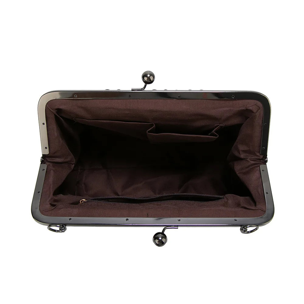 Retro Style Large Capacity Ladies PU Leather Crossbody Shoulder Bag