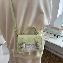 Women's Splicing Shoulder Crossbody Bags Messenger Bag