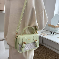 Women's Splicing Shoulder Crossbody Bags Messenger Bag