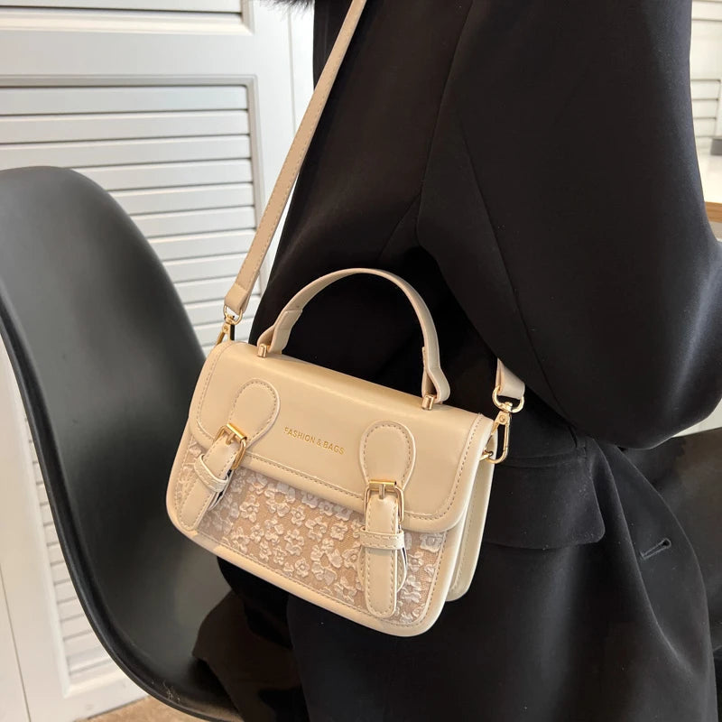 Women's Splicing Shoulder Crossbody Bags Messenger Bag