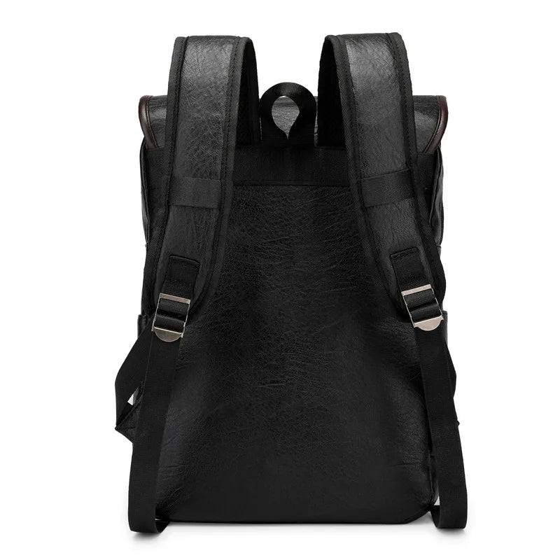 Vintage Men Backpack For Teenage School Bags Male Large Capacity La...
