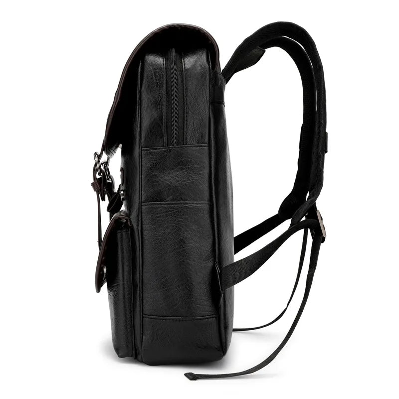 Vintage Men Backpack For Teenage School Bags Male Large Capacity La...