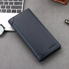 Top Men Leather Wallets Purse Clutch Money Bag