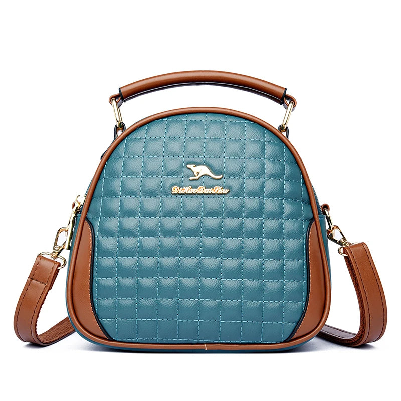 High-Quality Leather Women Shoulder Messenger Bag