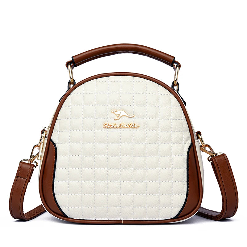 High-Quality Leather Women Shoulder Messenger Bag