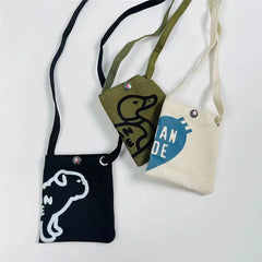 Dog Duck Heart HUMAN Backpack High Graphic Print Canvas Bag