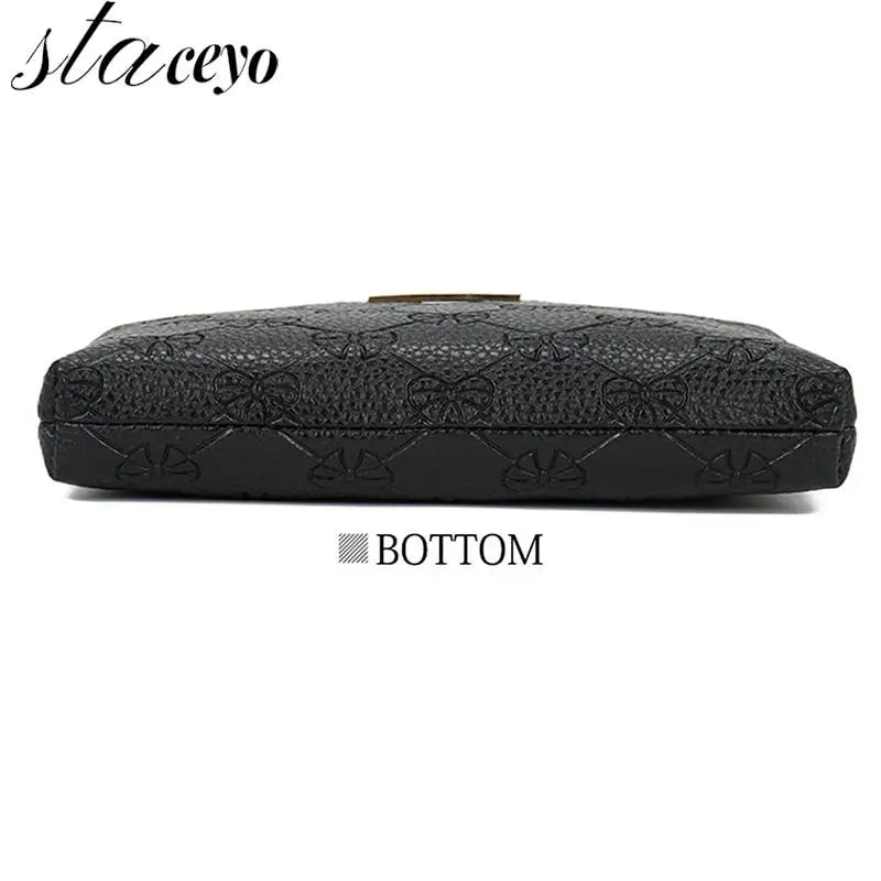 Leather Cross Body Clutch Bag Women Shoulder Small Messenger Bag