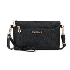 Leather Cross Body Clutch Bag Women Shoulder Small Messenger Bag