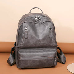 Cowhide Female Satchels Backpack Vintage Women Backpack Large Capacity