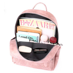 Cowhide Female Satchels Backpack Vintage Women Backpack Large Capacity