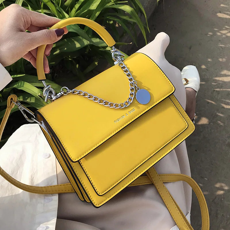 Women Crossbody Messenger Bag Travel Chain Tote Shoulder Handbag Purse