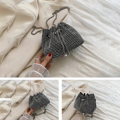Rhinestone Evening Crossbody Shoulder Bag Clutch Purse