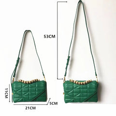 Soft Leather Chain Crossbody Bags for Women