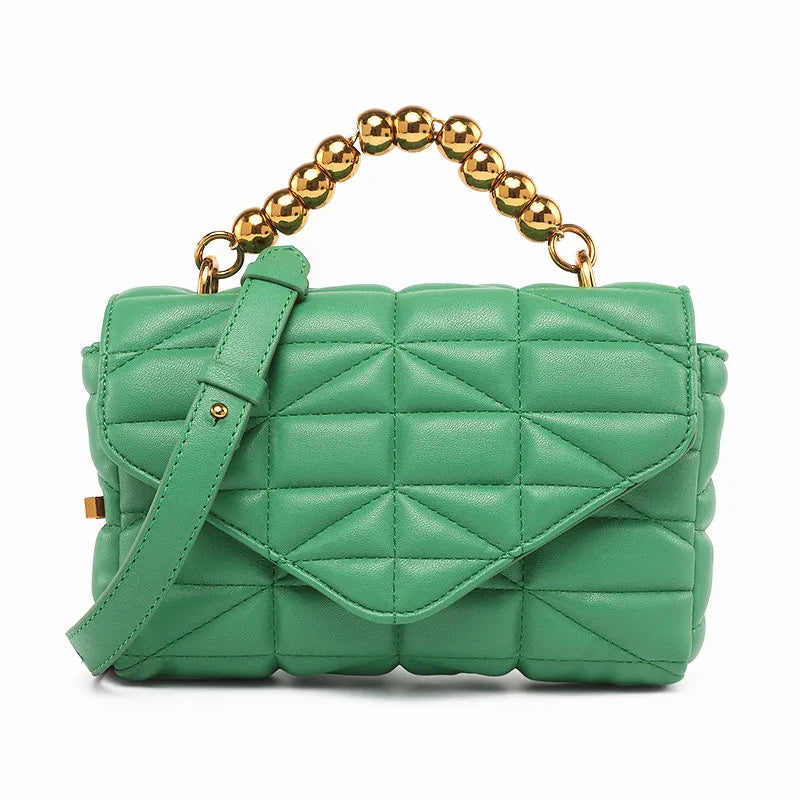 Soft Leather Chain Crossbody Bags for Women