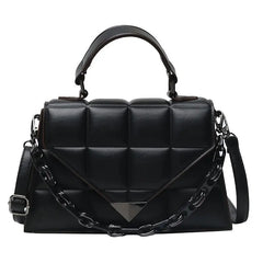Women's Pu Leather Messenger Shoulder Bag