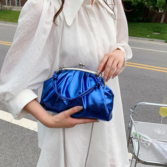 Women's Shell Evening Clutch Crossbody Bag Chain