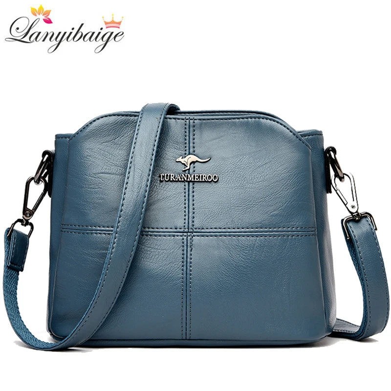 Women's Large Capacity Shoulder Messenger Bag Casual Crossbody Tote Bag