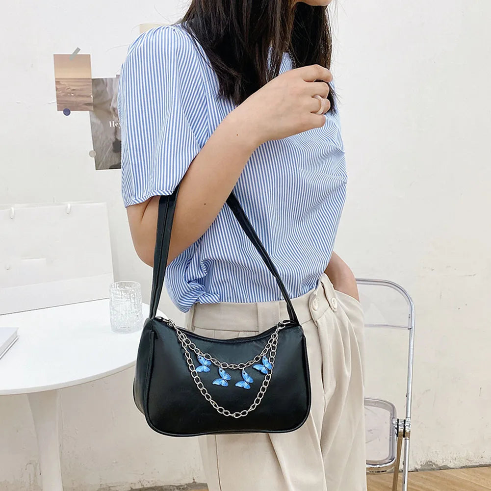 Women Armpit Shopper Bag Candy Shoulder Bag Ladies Hobos Bolsas