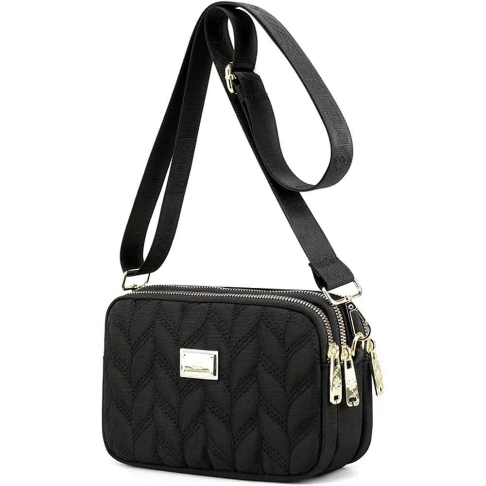 Small Crossbody Shoulder Bag Waterproof Nylon Cellphone