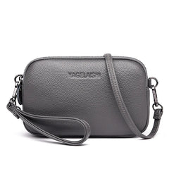 Vintage Leather Crossbody Bag Small Messenger Shoulder Bag Ladies Handbag