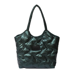 Women's Large Capacity Tote Bag Space Pad Cotton Shoulder Bag