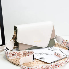 Women's Multi-color Messenger Shoulder Bag Small Square Bag