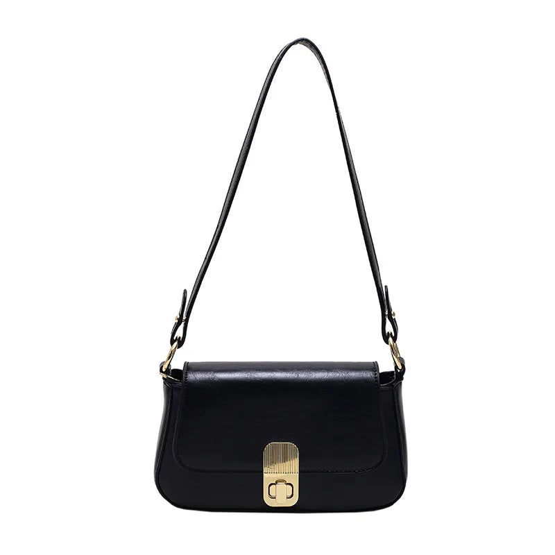 Small Square Bag Pu Leather Handbags For Women Ins Shoulder Bag