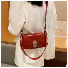 Small Square Bag Pu Leather Handbags For Women Ins Shoulder Bag