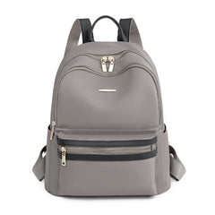 Solid Casual Student School Bag High Oxford Cloth Women's Backpack