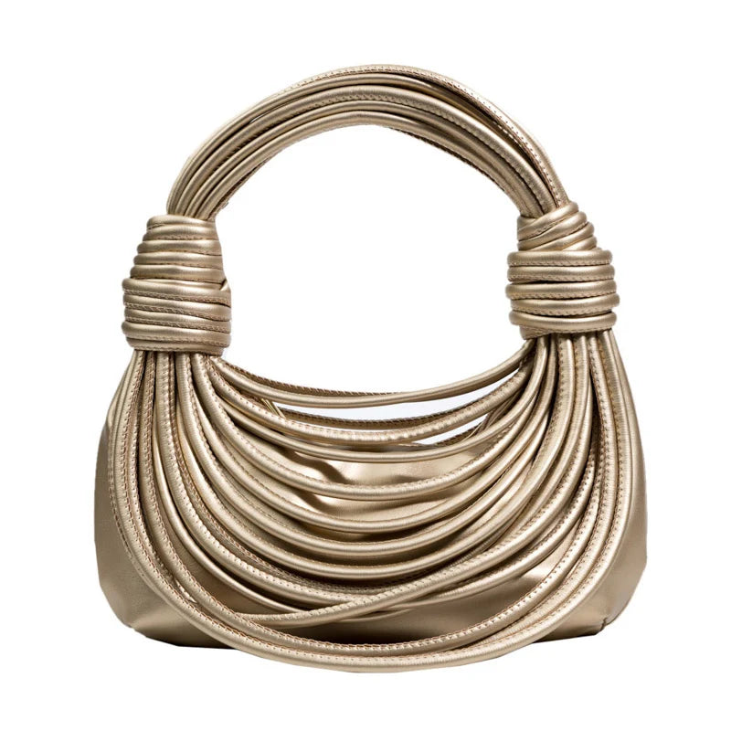 Wire Bundle Weaving Shoulder Bag for Women Ladies Handbags
