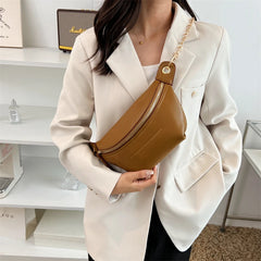 Premium Leather Women Waist Bag Fanny pack Phone Pack Female Belt Bag