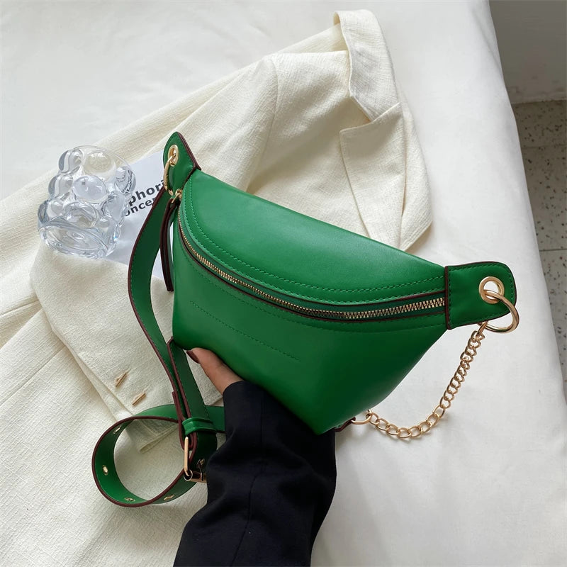 Premium Leather Women Waist Bag Fanny pack Phone Pack Female Belt Bag