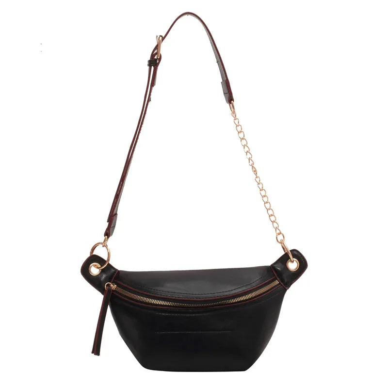 Premium Leather Women Waist Bag Fanny pack Phone Pack Female Belt Bag